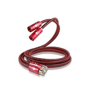BOAACOUSTIC 4N OFC HiFi Balanced XLR Male to Female 3-Pin Microphone Cable (3.28ft/1m)