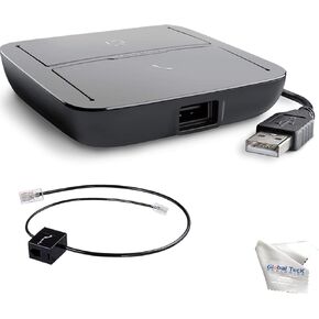 GTW Poly MDA 220 USB Hub for Deskphone, PC, Mac USB-A, Built for Communications Applications Compatible with Zoom, Teams, Avaya Cloud, Cisco Webex, RingCentral and More GTW Microfiber Included