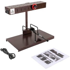 Raclette Cheese Melter Commercial Cheese Melting Machine Electric For A Half of Cheese Wheel Height Adjustable 800W(850A)