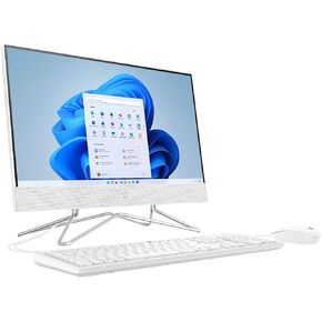 HEWLETT PACKARD HP 21.5"" All-in-One Desktop, Intel Pentium Silver J5040 Processor, Intel UHD Graphics 605, 8 GB RAM, 128 GB Storage, Windows 11 Home S Mode(22-dd0009, 2021) (Renewed)