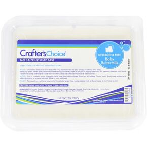 Crafters Choice Detergent Free Baby Buttermilk Soap Base 2 Lbs