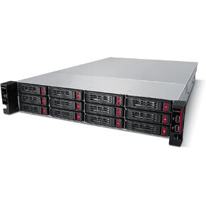 BUFFALO TeraStation 51220RH 12-Bay Business Rackmount NAS 192TB (12x16TB) with Hard Drives Included RAID iSCSI Network Storage File Server