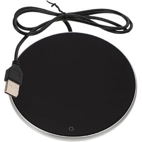 Amosfun USB Mug Warmer Temperature Heating Coaster for Milk Tea and Water Compact and Portable Design Energy Efficient Cup Warmer for Home and Office Use