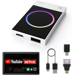 محول CarPlay اللاسلكي و Android Auto Wireless Adapter ، Magic Box 2025 New Carplay AI Box ، Tream Netflix Youtube Netflix Tiktok ، HDMI Output
