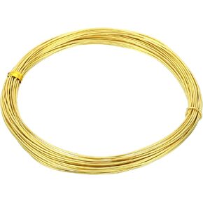 PATIKIL Half Hard Brass Wire, 2Pcs 26Gauge/0.4mm Diameter 10m/32.8ft Spool Pure Craft Wire for Jewelry Making Beading Garden Plants in Saudi Arabia