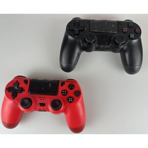 Hiyuky ​​2 Pack Wireless Controller متوافق مع PS4/Slim/Pro/PC مع مقبس الصوت 3.5 ملم/الاهتزاز المزدوج/التحكم في حركة 6 محاور