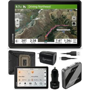 Garmin Tread 2 Overland Edition-8 "All-Terrain GPS Navigator للسفر خارج الشبكة مع ملاحة درب بدوره ، وخرائط Topo & Satellite ، و Weather ، وركوب المجموعة + قابلة للارتداء.