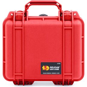 Pelican Red 1200 protector case with foam.