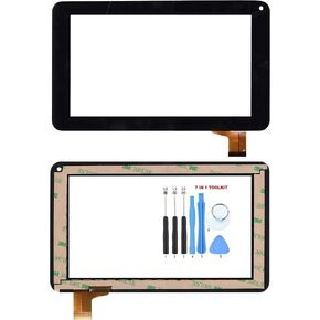 Screen Digitizer Panel for RCA RCT6077W2 RCT6077W22 RCT6272W23 RCT6378W2 7 Inch Tablet PC (Black)