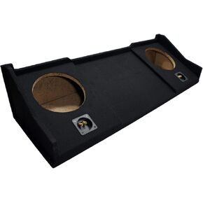 American Sound Connection ASC Compatible with 1994-2001 Dodge Ram Extended/Quad/Club Cab Truck Dual 10" Subwoofer Sub Box Speaker Enclosure