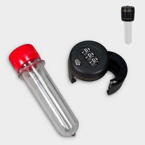 Geocache Containers Preform Soda Bottle with Lock Geocaching Containers,Combination Geocaching Supplies