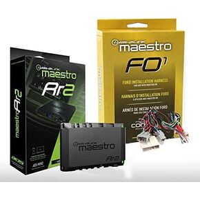 Maestro RR ADS-MRR2 استبدال الراديو العالمي وواجهة عجلة القيادة + Idatalink HRN-RR-FO1 محول التكامل