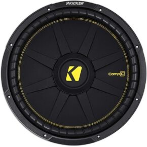 Kicker 44CWCD154 COMPC 15 "1200 واط مزدوج 4-أوم الصوت مضخم صوت Sub CWCD154 (متجدد)