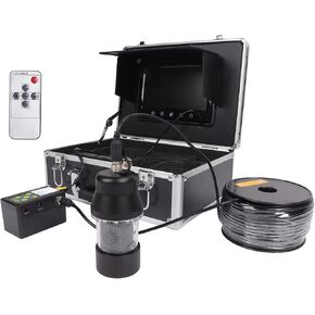 9 inch Fishing Camera, 1/3in HD CCD Color Camera 360° Rotating Underwater Fishing Camera, 38 LEDs 7 Speed Adjustments IP68 Waterproof 1000TVL for Swimming 100‑240V(USA)