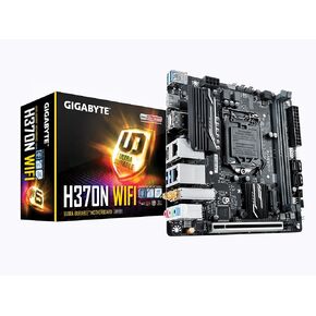 GIGABYTE H370N WiFi (LGA1151/Intel/H270/Mini ITX/USB 3.1 Gen 1 (USB3.0) Type C Type A/DDR4/Motherboard)