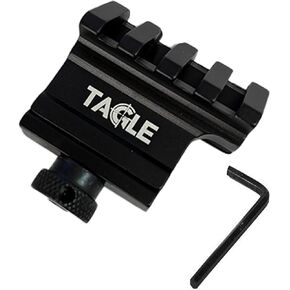 Tacgle Tactical 45 Degree Angle Offset 4 Slot Side Rail Scope Mount Sight Rail Picatinny