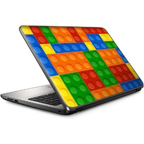 15 15.6 inch Laptop Notebook Skin Vinyl Sticker Cover Decal Fits 13.3" 14" 15.6" 16" HP Lenovo Apple Mac Dell Compaq Asus Acer/Toy Building Blocks Colorful Game Stackable Toys