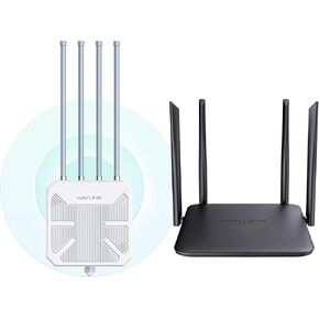 AX1800 Outdoor WiFi Extender and BE3600 WiFi 7 Router