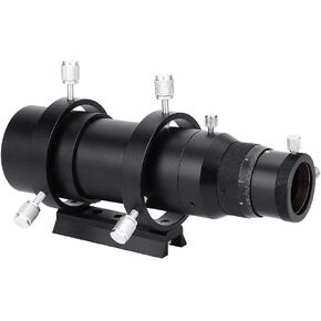 Finderscope 50Mm Double Helical Focuser Guide Scope Finderscope Comes with Bracket Suitable for Astronomical Telescope