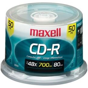 Maxell MAX648250 CD-R Discs