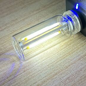Lights by Night, Mini LED Bulb Lamp, Plug-in, Warm White, Ideal for Bedroom, Nursery, Car USB Atmosphere Light, Multi-Color