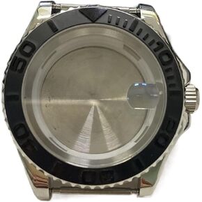 Replacement 40MM Stainless Steel Watch Case Compatible With Miyota 8215 8200 821A Automatic Mechanical Movement Compatible With Mingzhu 2813 Watch Cover watch case