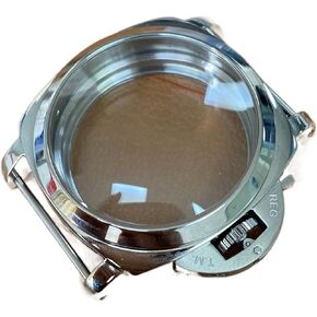 47mm PAM Polished Shell Cover 316L Stainless Steel Watch Case compatible with ETA 6497/6498 For ST3600 ST3620 For 917, 918 Watch Movement watch case