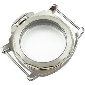 44MM Watch Case Compatible With ETA6497/6498 Replacement Polished Stainless Steel Watch Shell For ST3600/ST3620 Mechanical Movement watch case