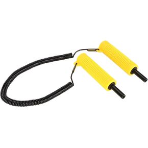 AQXREIGHT ICE RECRANCELE RICKS KIT MAVIS GRIP MIVIS ICE AWLs مع صافرة لصيد الأسماك في حالات الطوارئ الأصفر (أصفر)