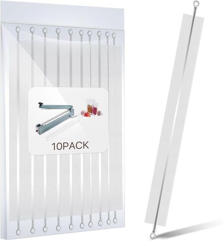 Flexzion Impulse Sealer Replacement Parts Repair Kits for Flexzion Impulse Heat Sealer 600W 12-inch Heat Sealers, PTFE & Heat Seal Strips, Replacement Elements, Pack of 10 in Saudi Arabia