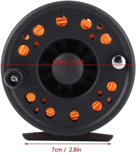 aqxreight Fly Fishing Reel Wheel with Line Left Right Hand Hand Changed Wheel Accessory Green GLA5/6 Fly Reel Fishing Plastic Metal in Saudi Arabia