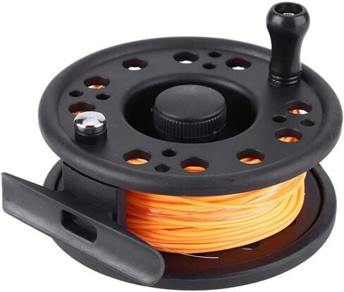 aqxreight Fly Fishing Reel Wheel with Line Left Right Hand Hand Changed Wheel Accessory Green GLA5/6 Fly Reel Fishing Plastic Metal in Saudi Arabia