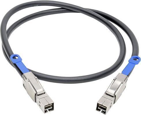 Tripp Lite Mini SAS External HD Cable, SFF-8644 to SFF-8644 Cable, 12 Gbps, 1 m. (S528-01M) in Saudi Arabia