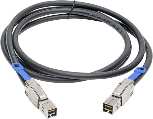 Tripp Lite Mini SAS Cable HD Cable ، SFF-8644 إلى SFF-8644 Cable ، 12 جيجابت في الثانية ، 1 م. (S528-01M) in Saudi Arabia