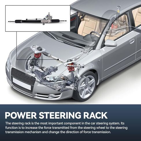 طقم رف وترس كامل لـ 4Runner 1996-2002 جميع الموديلات، قاعدة تاكوما 95-04 4WD، تاكوما DLX 1998 4WD، رف التوجيه الكهربائي وترس مجموعة OEM استبدال 97-1697، 4420035013 in Kuwait