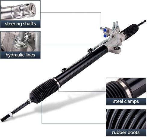 طقم رف وترس كامل لـ 4Runner 1996-2002 جميع الموديلات، قاعدة تاكوما 95-04 4WD، تاكوما DLX 1998 4WD، رف التوجيه الكهربائي وترس مجموعة OEM استبدال 97-1697، 4420035013 in Kuwait
