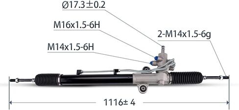 طقم رف وترس كامل لـ 4Runner 1996-2002 جميع الموديلات، قاعدة تاكوما 95-04 4WD، تاكوما DLX 1998 4WD، رف التوجيه الكهربائي وترس مجموعة OEM استبدال 97-1697، 4420035013 in Kuwait