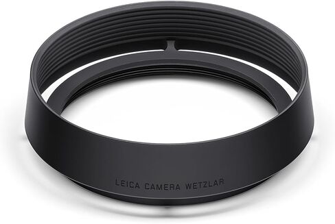 Leica Aluminum Lens Hood for Q Series Digital Camera, Black Anodized Finish in Saudi Arabia