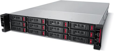 BUFFALO TeraStation 51220RH 12-Bay Business Rackmount NAS 192TB (12x16TB) with Hard Drives Included RAID iSCSI Network Storage File Server in Kuwait