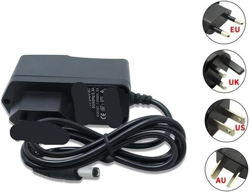 AC 110-240V DC 9V 1A 0.6A محول الطاقة (0.6A ، الاتحاد الأوروبي) in Saudi Arabia