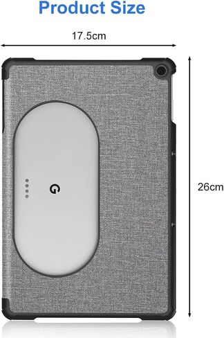 for Google Pixel Tablet Case 2023, Foldable Design, Ultra Thin Slim Leather TPU Back Full Protector Trifold Stand Cover Case for Pixel Tablet, 11inch, Grey in Saudi Arabia
