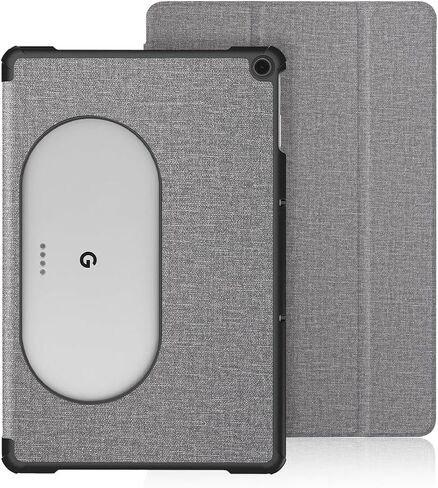 for Google Pixel Tablet Case 2023, Foldable Design, Ultra Thin Slim Leather TPU Back Full Protector Trifold Stand Cover Case for Pixel Tablet, 11inch, Grey in Saudi Arabia