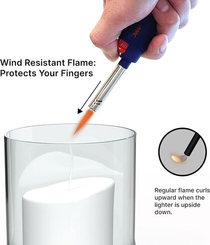 MK 4PCS Candle Lighters with 1PC Premium Butane Set, Windproof Flame, Ideal for Candle, BBQ Lighters in Saudi Arabia