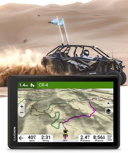 Garmin Tread 2 Overland Edition-8 "All-Terrain GPS Navigator للسفر خارج الشبكة مع ملاحة درب بدوره ، وخرائط Topo & Satellite ، و Weather ، وركوب المجموعة + قابلة للارتداء. in Saudi Arabia
