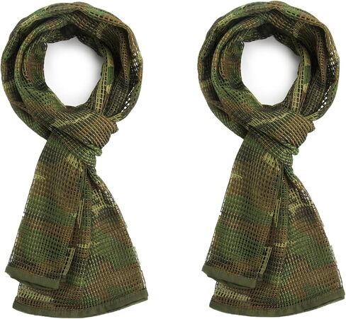 Sniper Veil Camo Netting - 71 "X36" وشاح تكتيكي للصيد ، 2pcs متعددة الأغراض حجاب غلي لالتفاف السلاح in Kuwait