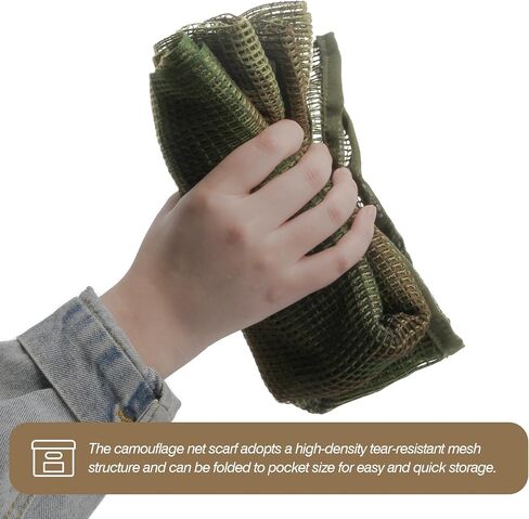 Sniper Veil Camo Netting - 71 "X36" وشاح تكتيكي للصيد ، 2pcs متعددة الأغراض حجاب غلي لالتفاف السلاح in Kuwait