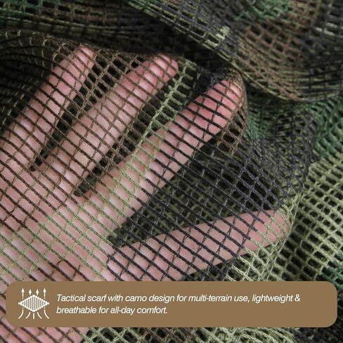 Sniper Veil Camo Netting - 71 "X36" وشاح تكتيكي للصيد ، 2pcs متعددة الأغراض حجاب غلي لالتفاف السلاح in Kuwait