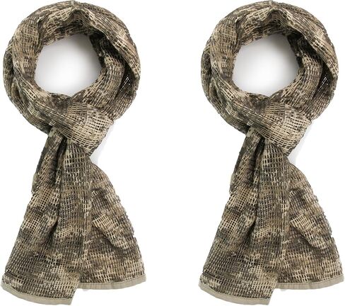 Sniper Veil Camo Netting - 71 "X36" وشاح تكتيكي للصيد ، 2pcs متعددة الأغراض حجاب غلي لالتفاف السلاح in Kuwait