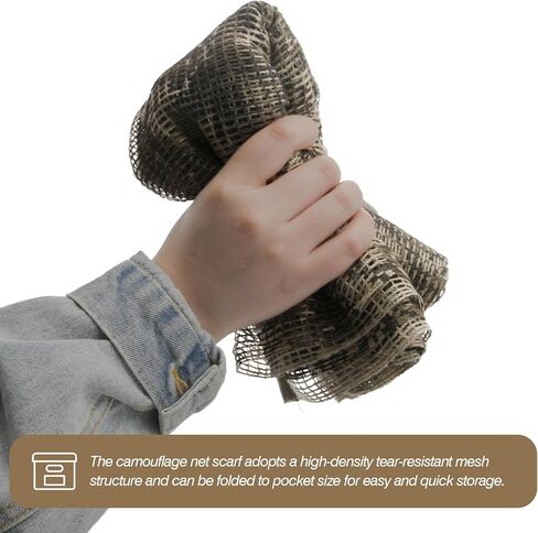 Sniper Veil Camo Netting - 71 "X36" وشاح تكتيكي للصيد ، 2pcs متعددة الأغراض حجاب غلي لالتفاف السلاح in Kuwait