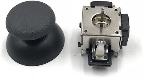 YANHAO [Video Game Parts] 2pcs for PS2 Controller 3D Analog Joystick Replacement Metal 3D Joystick Cap Analog Thumb Stick for Xbox 360 Controller [Replace] (Color : Small Hole Cap) in Saudi Arabia